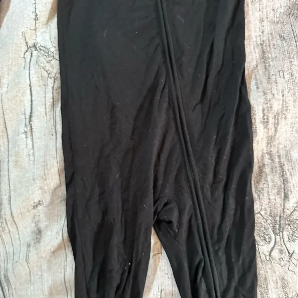 Little Sleepies Midnight Black Bamboo Footie; Unisex Size 12-18 Months